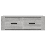 Hanging TV Cabinet Grey Sonoma 80x36x25 cm Engineered Wood