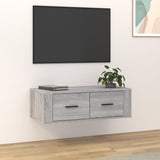 Hanging TV Cabinet Grey Sonoma 80x36x25 cm Engineered Wood