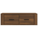 Hanging TV Cabinet Brown Oak 80x36x25 cm Engineered Wood