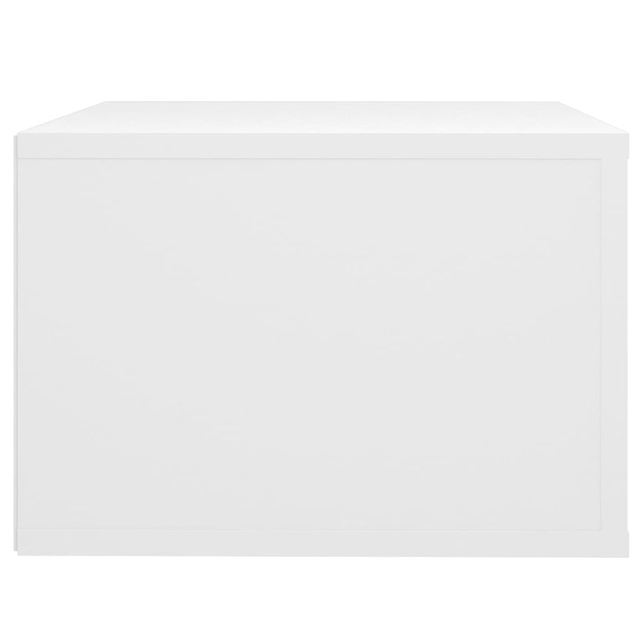 Wall-mounted Bedside Cabinets 2 pcs White 50x36x25 cm