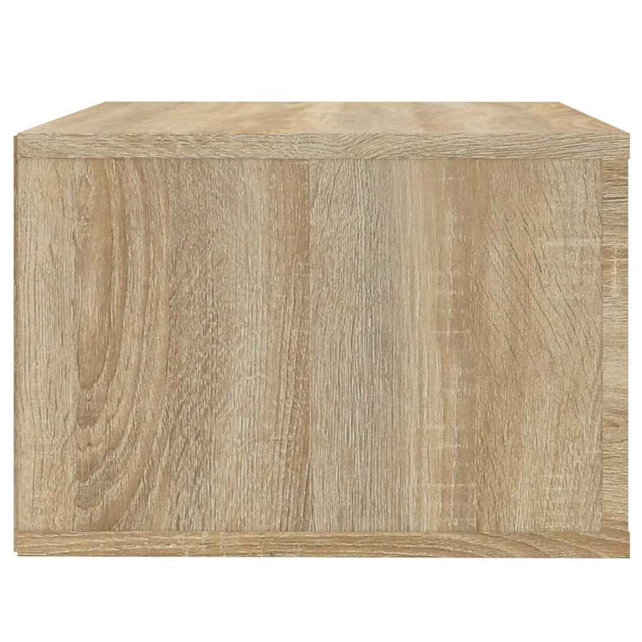 Wall-mounted Bedside Cabinet Sonoma Oak 50x36x25 cm