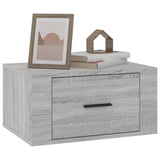 Wall-mounted Bedside Cabinets 2 pcs Grey Sonoma 50x36x25 cm - Top-Down View