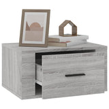 Wall-mounted Bedside Cabinets 2 pcs Grey Sonoma 50x36x25 cm - 45-Degree Angle