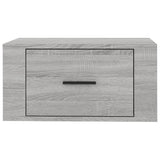 Wall-mounted Bedside Cabinets 2 pcs Grey Sonoma 50x36x25 cm - Low Angle