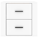 Wall-mounted Bedside Cabinet White 50x36x47 cm
