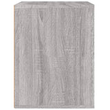 Wall-mounted Bedside Cabinet Grey Sonoma 50x36x47 cm