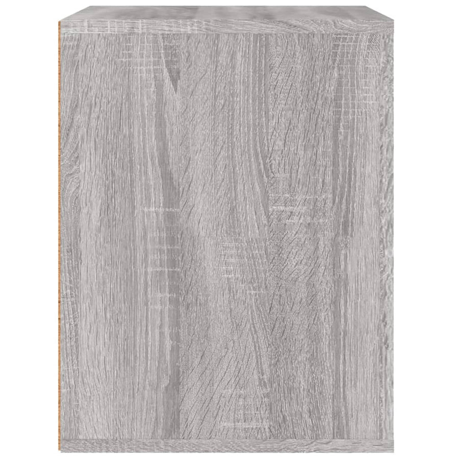 Wall-mounted Bedside Cabinet Grey Sonoma 50x36x47 cm