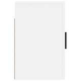 Wall-mounted Bedside Cabinet White 50x30x47 cm - Close-Up Angle