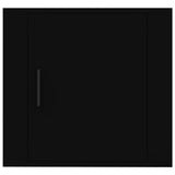 Wall-mounted Bedside Cabinets 2 pcs Black 50x30x47 cm