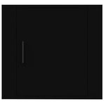 Wall-mounted Bedside Cabinets 2 pcs Black 50x30x47 cm