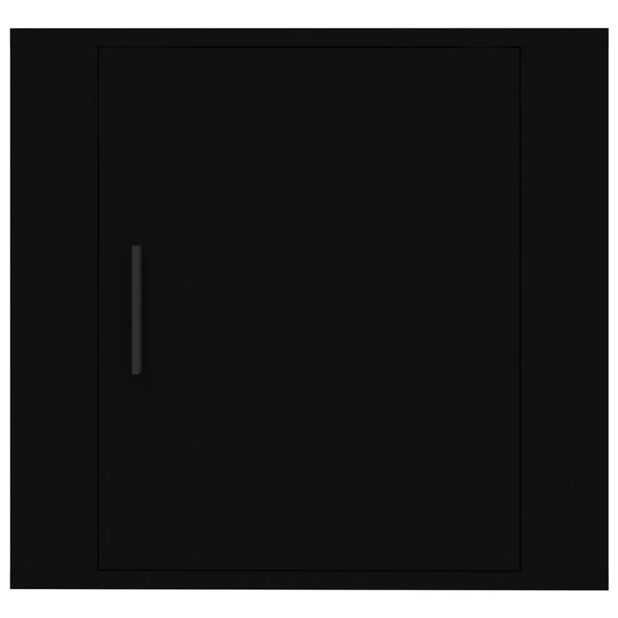 Wall-mounted Bedside Cabinets 2 pcs Black 50x30x47 cm