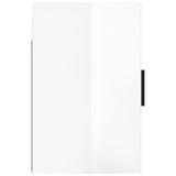 Wall-mounted Bedside Cabinets 2 pcs High Gloss White 50x30x47cm