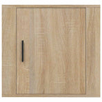 Wall-mounted Bedside Cabinet Sonoma Oak 50x30x47 cm