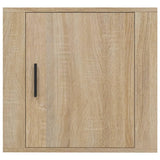 Wall-mounted Bedside Cabinets 2 pcs Sonoma Oak 50x30x47 cm - Rear View