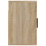 Wall-mounted Bedside Cabinets 2 pcs Sonoma Oak 50x30x47 cm - Low Angle