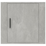 Wall-mounted Bedside Cabinet Concrete Grey 50x30x47 cm - 45-Degree Angle