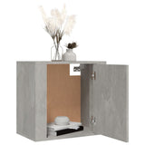 Wall-mounted Bedside Cabinets 2 pcs Concrete Grey 50x30x47 cm - Top-Down View