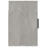 Wall-mounted Bedside Cabinets 2 pcs Concrete Grey 50x30x47 cm - Low Angle