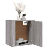 Wall-mounted Bedside Cabinets 2 pcs Grey Sonoma 50x30x47 cm - Top-Down View