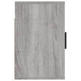 Wall-mounted Bedside Cabinets 2 pcs Grey Sonoma 50x30x47 cm - Low Angle