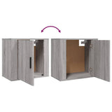 Wall-mounted Bedside Cabinets 2 pcs Grey Sonoma 50x30x47 cm - Extra Image
