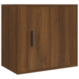 Wall-mounted Bedside Cabinets 2 pcs Brown Oak 50x30x47 cm - 45-Degree Angle