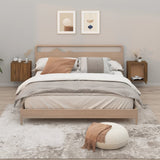 Wall-mounted Bedside Cabinets 2 pcs Brown Oak 50x30x47 cm