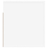 Wall-mounted Bedside Cabinet White 50x36x40 cm - Close-Up Angle