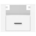 Wall-mounted Bedside Cabinets 2 pcs White 50x36x40 cm