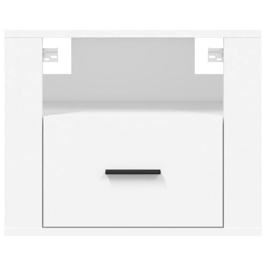 Wall-mounted Bedside Cabinets 2 pcs White 50x36x40 cm