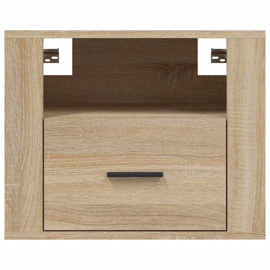 Wall-mounted Bedside Cabinet Sonoma Oak 50x36x40 cm