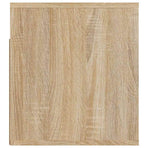 Wall-mounted Bedside Cabinet Sonoma Oak 50x36x40 cm