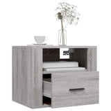Wall-mounted Bedside Cabinets 2 pcs Grey Sonoma 50x36x40 cm - Top-Down View
