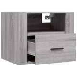 Wall-mounted Bedside Cabinets 2 pcs Grey Sonoma 50x36x40 cm