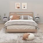 Wall-mounted Bedside Cabinets 2 pcs Grey Sonoma 50x36x40 cm