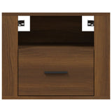 Wall-mounted Bedside Cabinets 2 pcs Brown Oak 50x36x40 cm