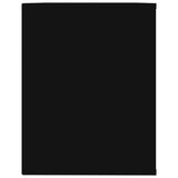 Shoe Rack Black 75x35x45 cm Engineered Wood - Rear View