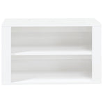 Shoe Rack High Gloss White 75x35x45 cm Engineered Wood