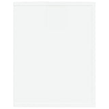 Shoe Rack High Gloss White 75x35x45 cm Engineered Wood