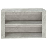 Shoe Rack Concrete Grey 75x35x45 cm Engineered Wood - 45-Degree Angle