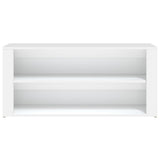 Shoe Rack White 100x35x45 cm Engineered Wood