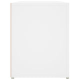 Shoe Rack White 100x35x45 cm Engineered Wood
