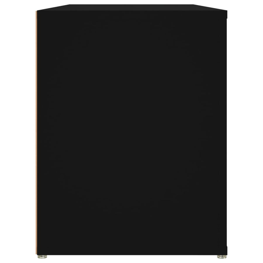 Shoe Rack Black 100x35x45 cm Engineered Wood