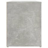 Shoe Rack Concrete Grey 100x35x45 cm Engineered Wood