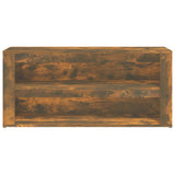 Shoe Rack Smoked Oak 100x35x45 cm Engineered Wood - 45-Degree Angle