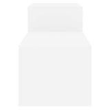 Shoe Cabinet White 150x35x45 cm Engineered Wood - Rear View