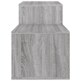 Shoe Cabinet Grey Sonoma 150x35x45 cm Engineered Wood - Rear View