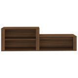 Shoe Cabinet Brown Oak 150x35x45 cm Engineered Wood - 45-Degree Angle