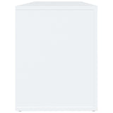 Shoe Cabinet White 100x35x45 cm Engineered Wood - Rear View