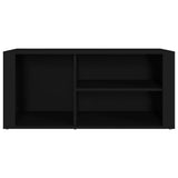 Shoe Cabinet Black 100x35x45 cm Engineered Wood